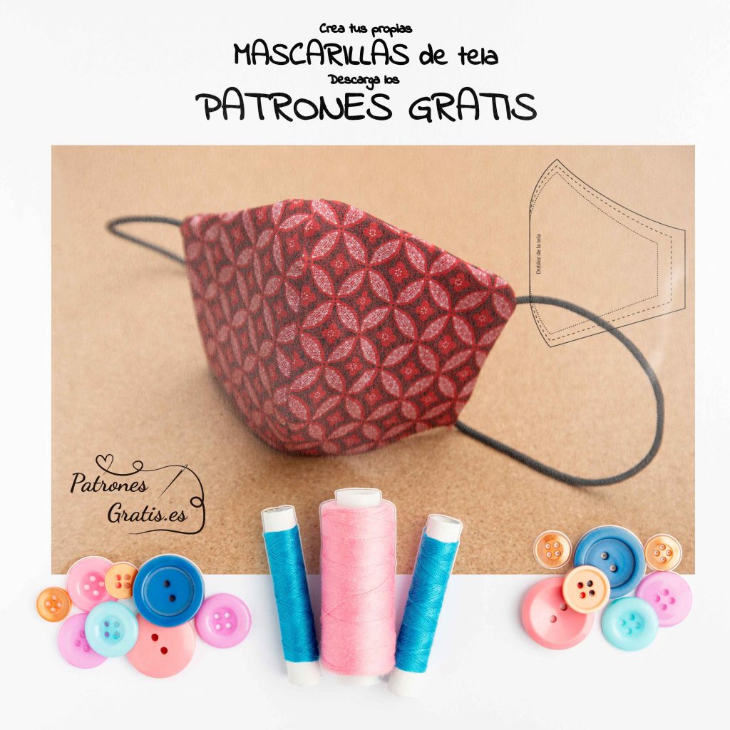Descargar patrones mascarillas de tela